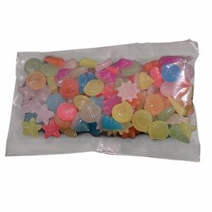 NWT Glow-in-the-Dark Luminous Sea Glass & Starfish Decor Set